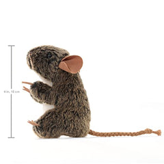 Folkmanis mini field mouse puppet on finger for interactive performances and classroom storytelling