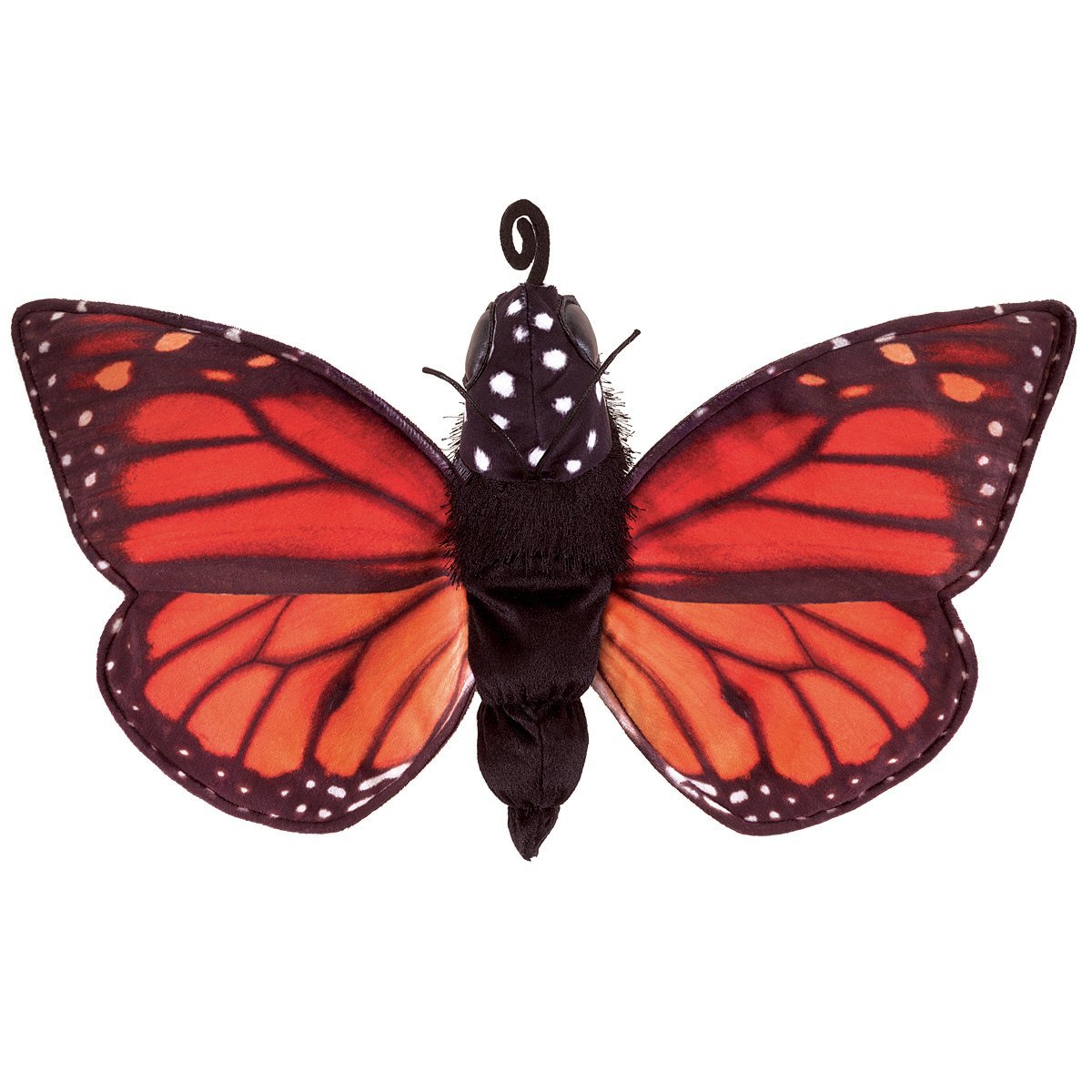 Folkmanis Monarch life cycle caterpillar puppet for interactive learning and storytelling