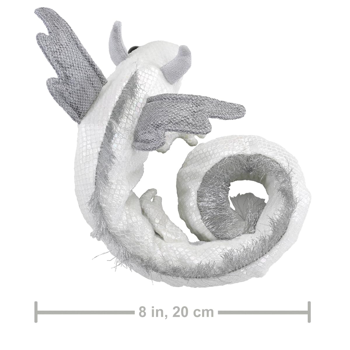 Folkmanis Pearl Dragon Wristlet Puppet in action during imaginative play