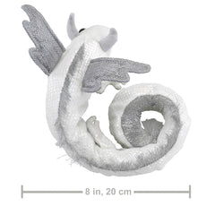 Folkmanis Pearl Dragon Wristlet Puppet in action during imaginative play