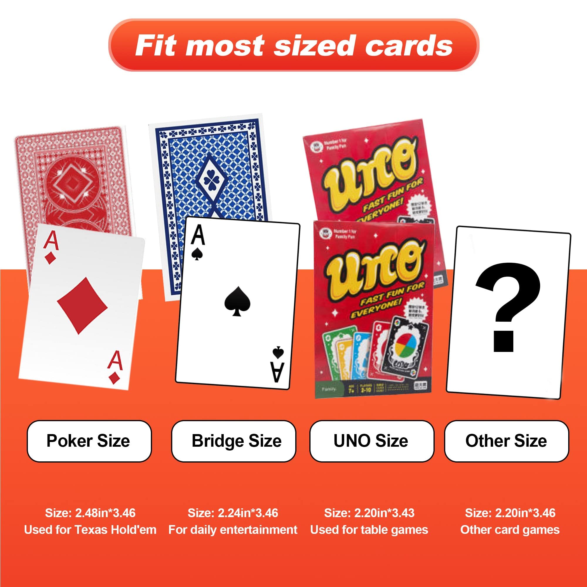 FONBEAR 2 deck shuffler tournament-ready setup on a gaming table.