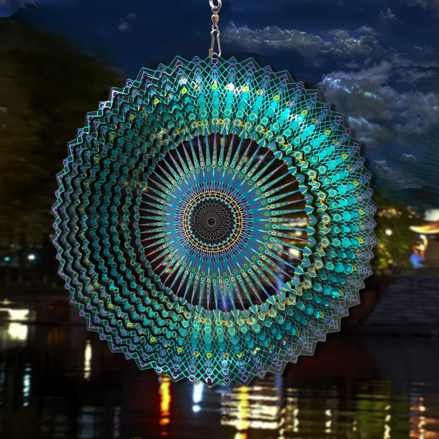 FONMY Wind Spinner swivel hook for easy hanging and spinning