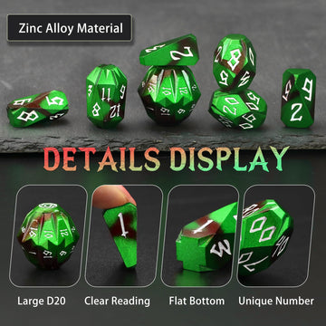 FONVGOGO DND dice D20 in hand highlighting ergonomic size and balance