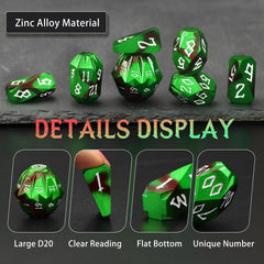 FONVGOGO DND dice D20 in hand highlighting ergonomic size and balance