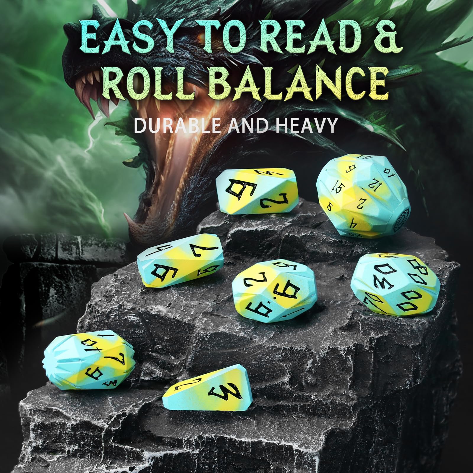 Dice on tabletop inspires confident, immersive fantasy gameplay