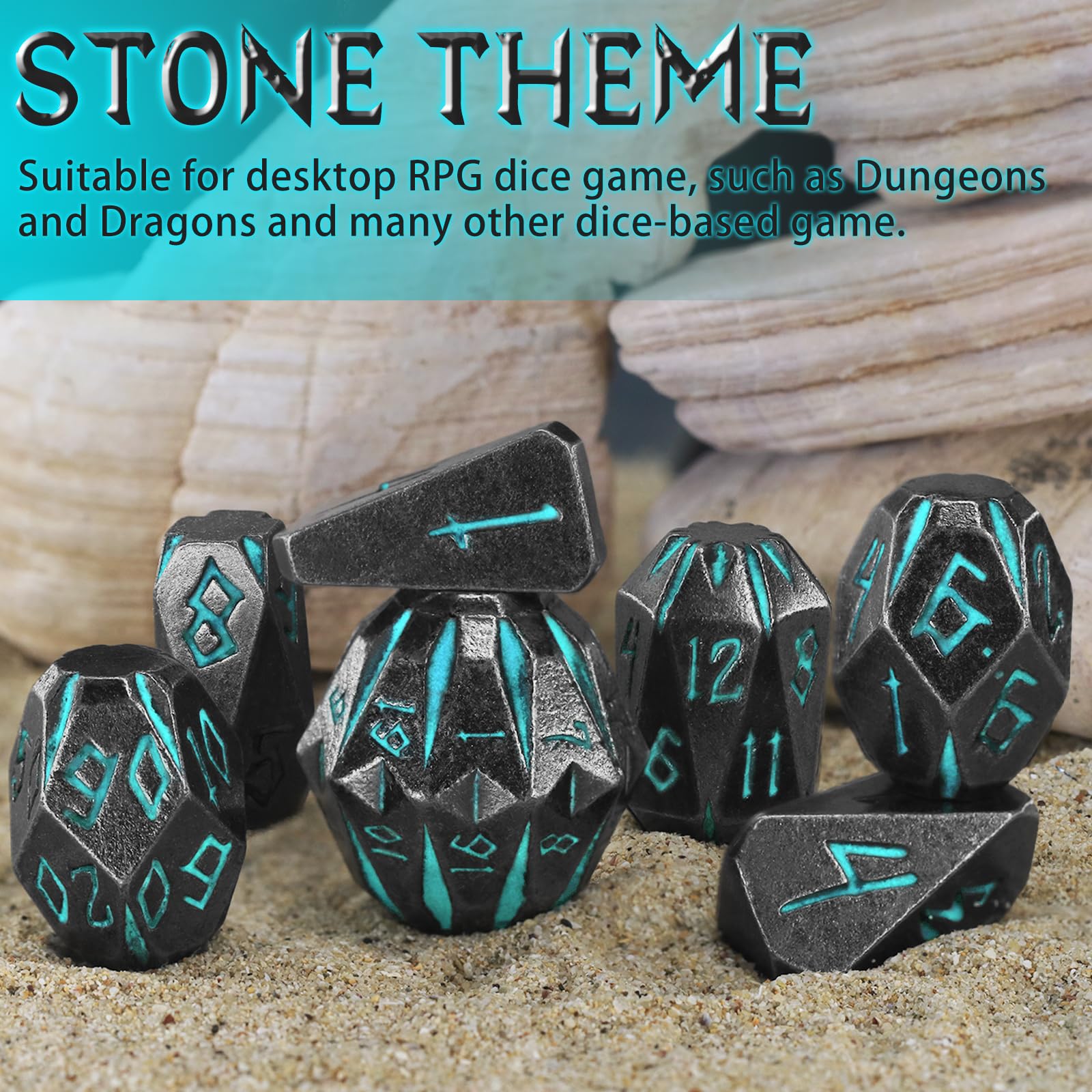 FONVGOGO gift-ready DND dice box suited for RPG fans.