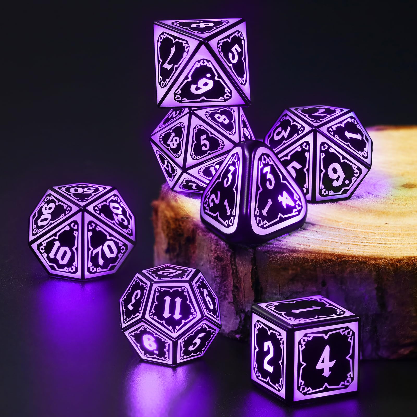 FONVGOGO LED dice glow when rolled, enhancing immersive tabletop moments