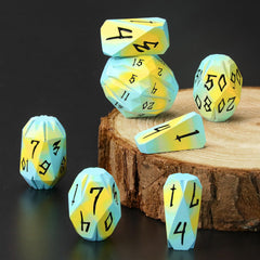 The seven-dice metal set by FONVGOGO offers premium durability