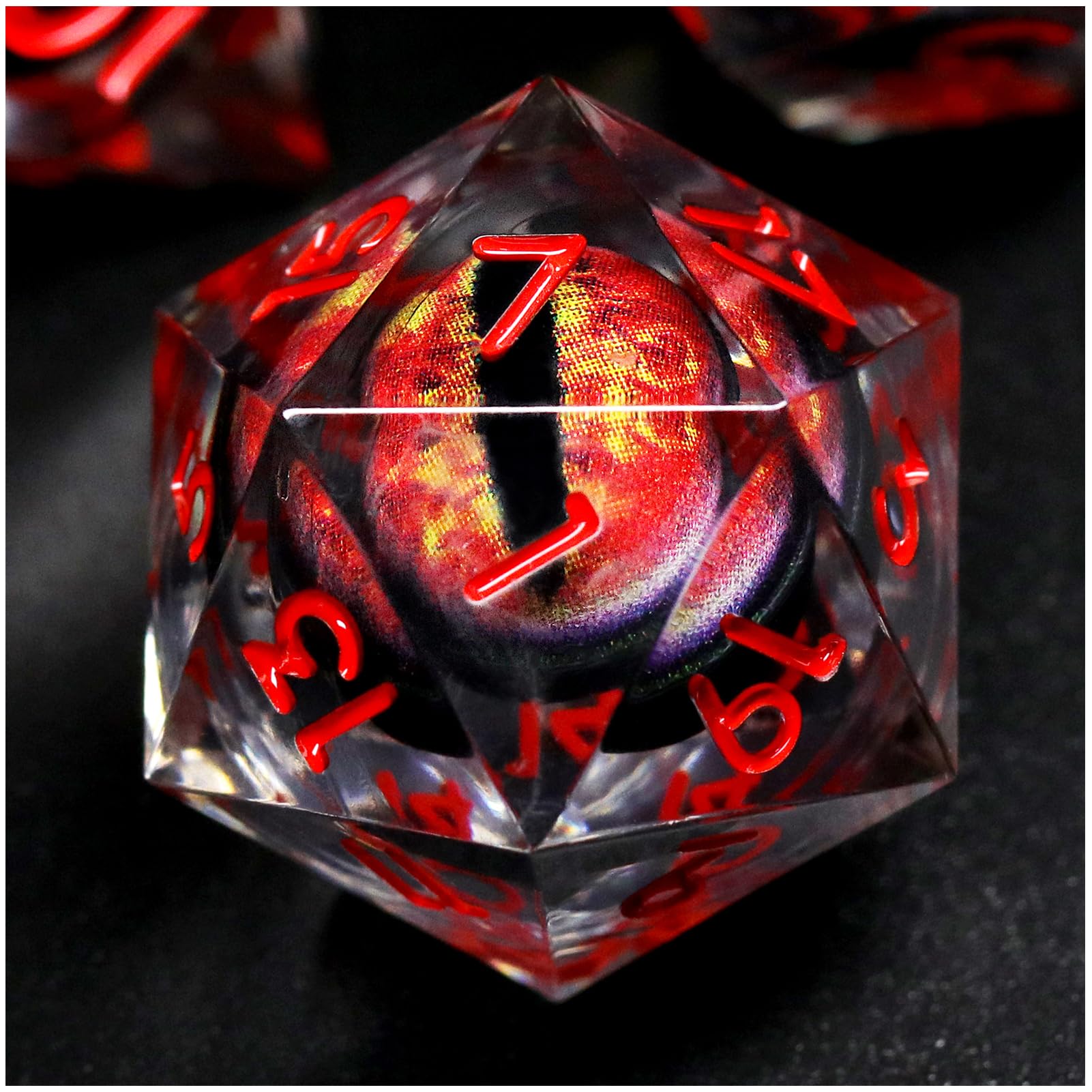 FONVGOGO Sharp-edge resin dice with clean surfaces and precise edges.