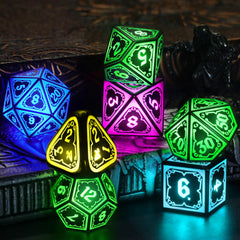 FONVGOGO wireless charging base powers the dice with cable-free charging.
