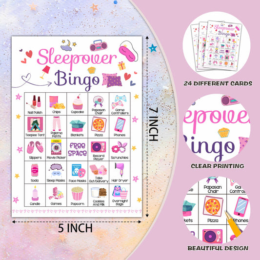 Foosproea Sleepover Bingo Marking Chips for quick game progress