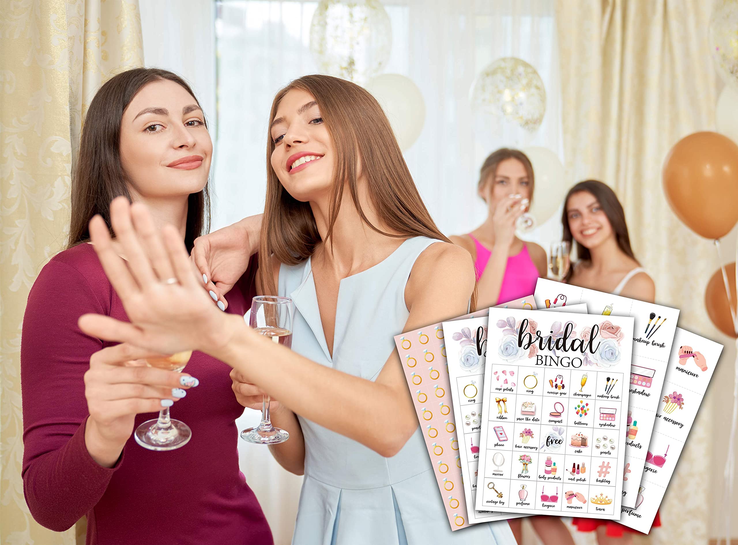 Foosproea wedding party bingo pack for versatile celebrations and games.