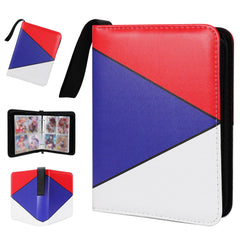 FootJKYX collectible card album and 4-pocket binder in red-blue-white, organized and portable