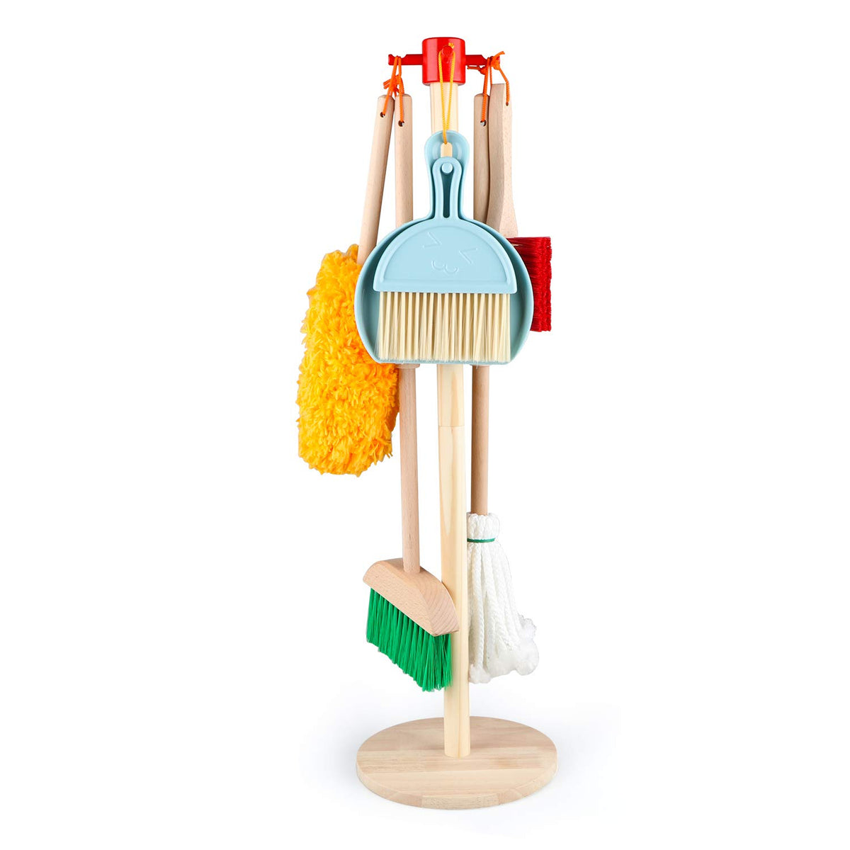 FOPNETS kids cleaning set broom for pretend play and early cleaning skills