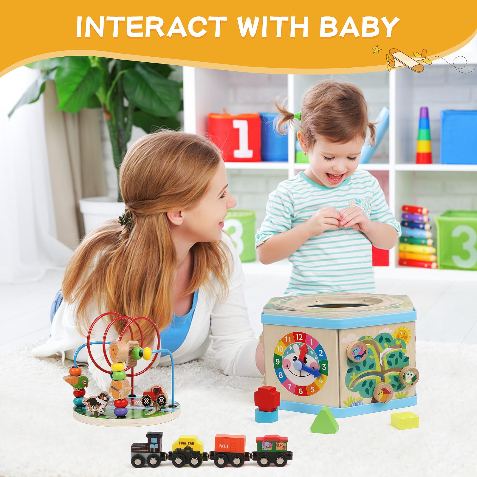 FOPNETS clock section and gears encourage early time and mechanism concepts.