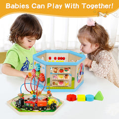 FOPNETS shape sorting area supports early geometry recognition.