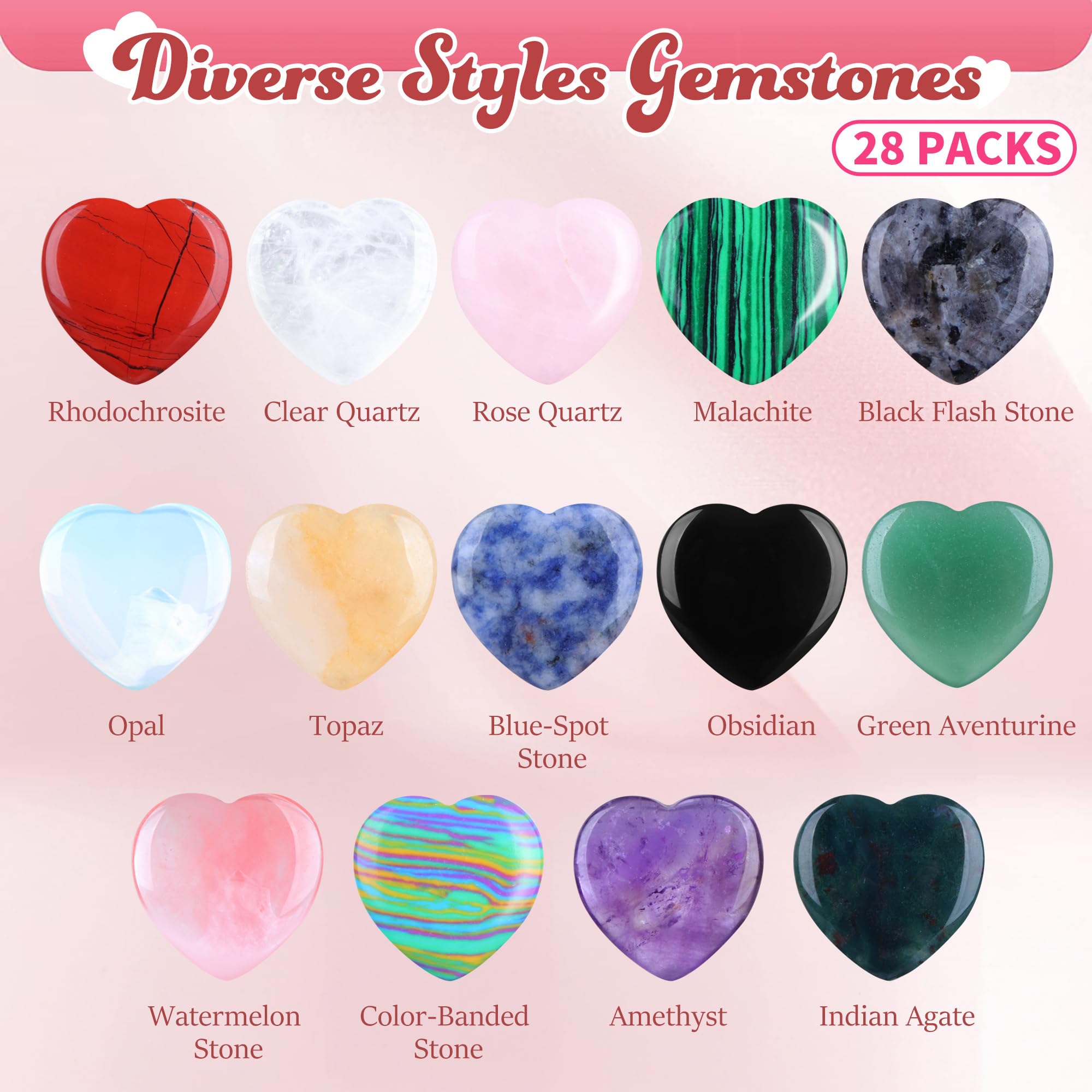 Fopxuni real non-toxic gemstones ideal for classroom mindfulness.