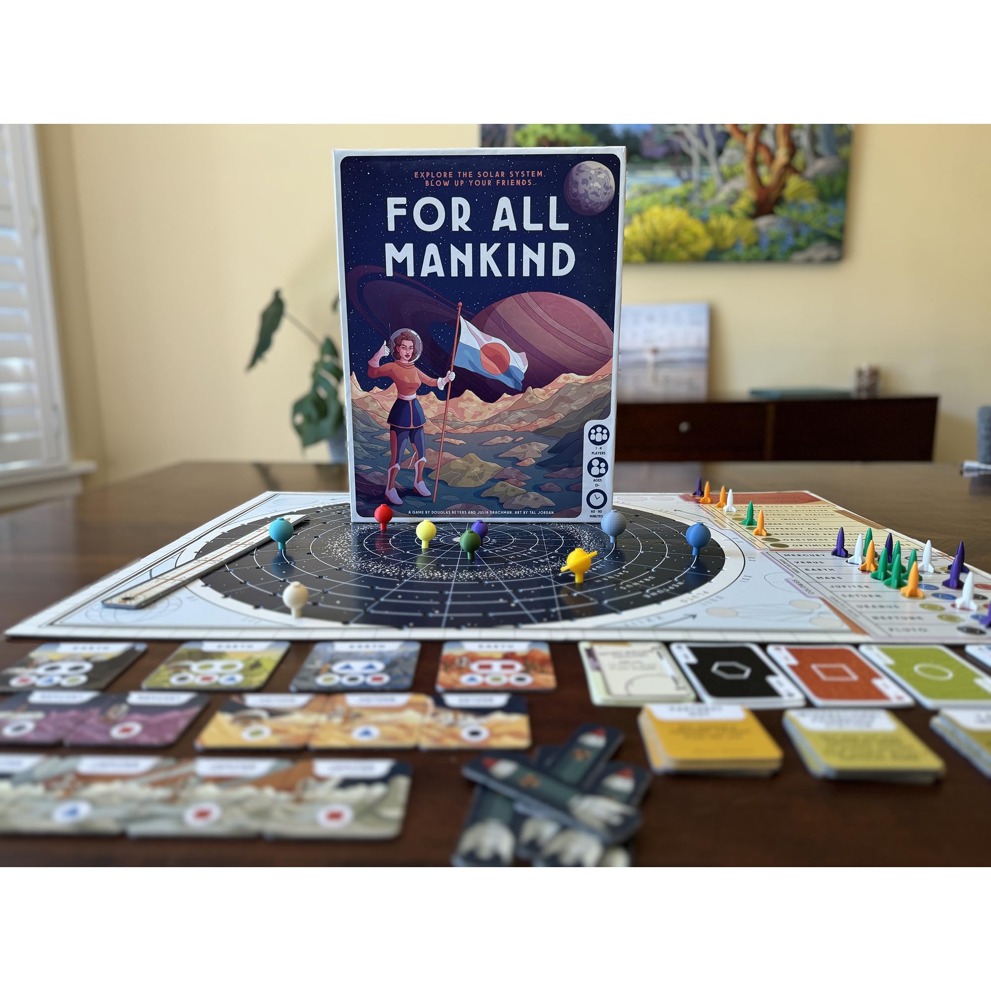 For All Mankind board game bot rules enable solo or lighter group play.
