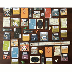 For All Mankind board game player pieces in action, inviting engaging competition.