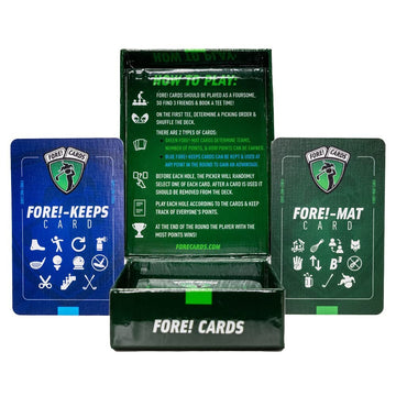 Fore Cards On Course foursomes in play for team-based competition.