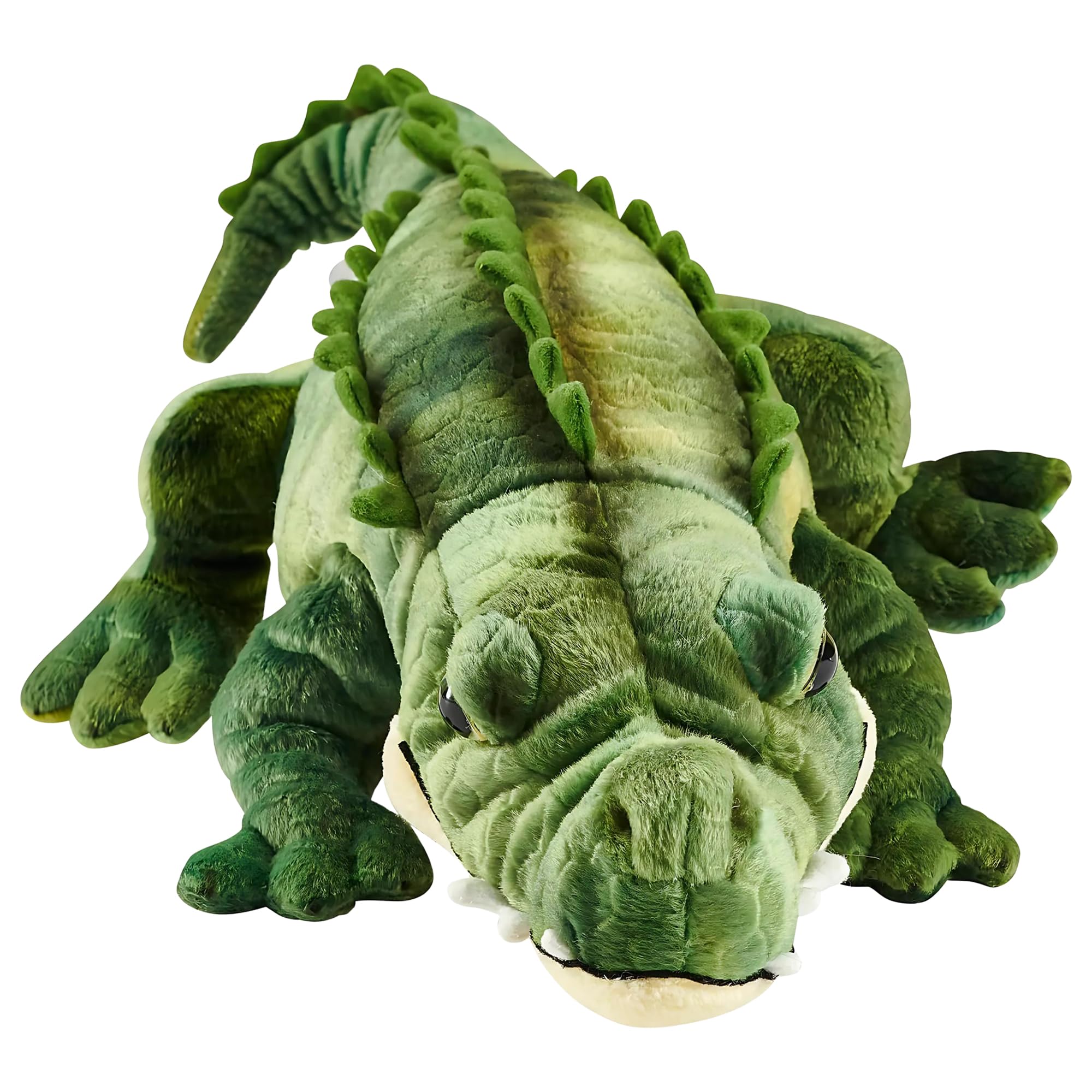 Forest and Twelfth crocodile plush close-up showing soft fur texture for comforting play.