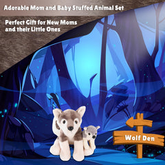 Forest & Twelfth kid-friendly wolf in playtime scene, inspiring storytelling and nurturing role-play.
