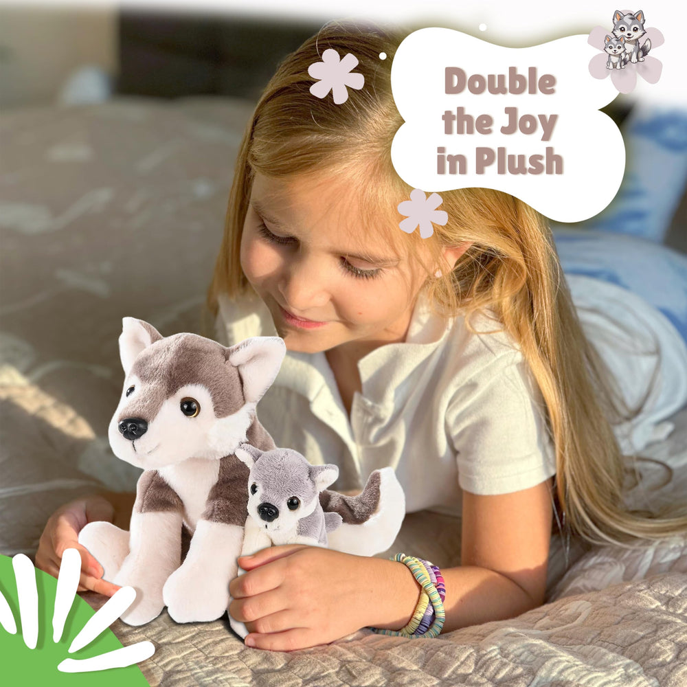 Forest & Twelfth nursery wolf decor, ideal for bedroom and baby shower decorations.