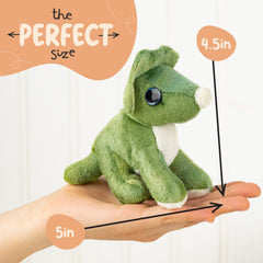 Forest & Twelfth goody bag triceratops toy for kids' celebrations.