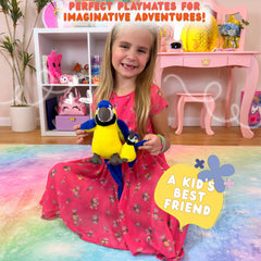 Forest and Twelfth nursery decor macaw adds playful charm.