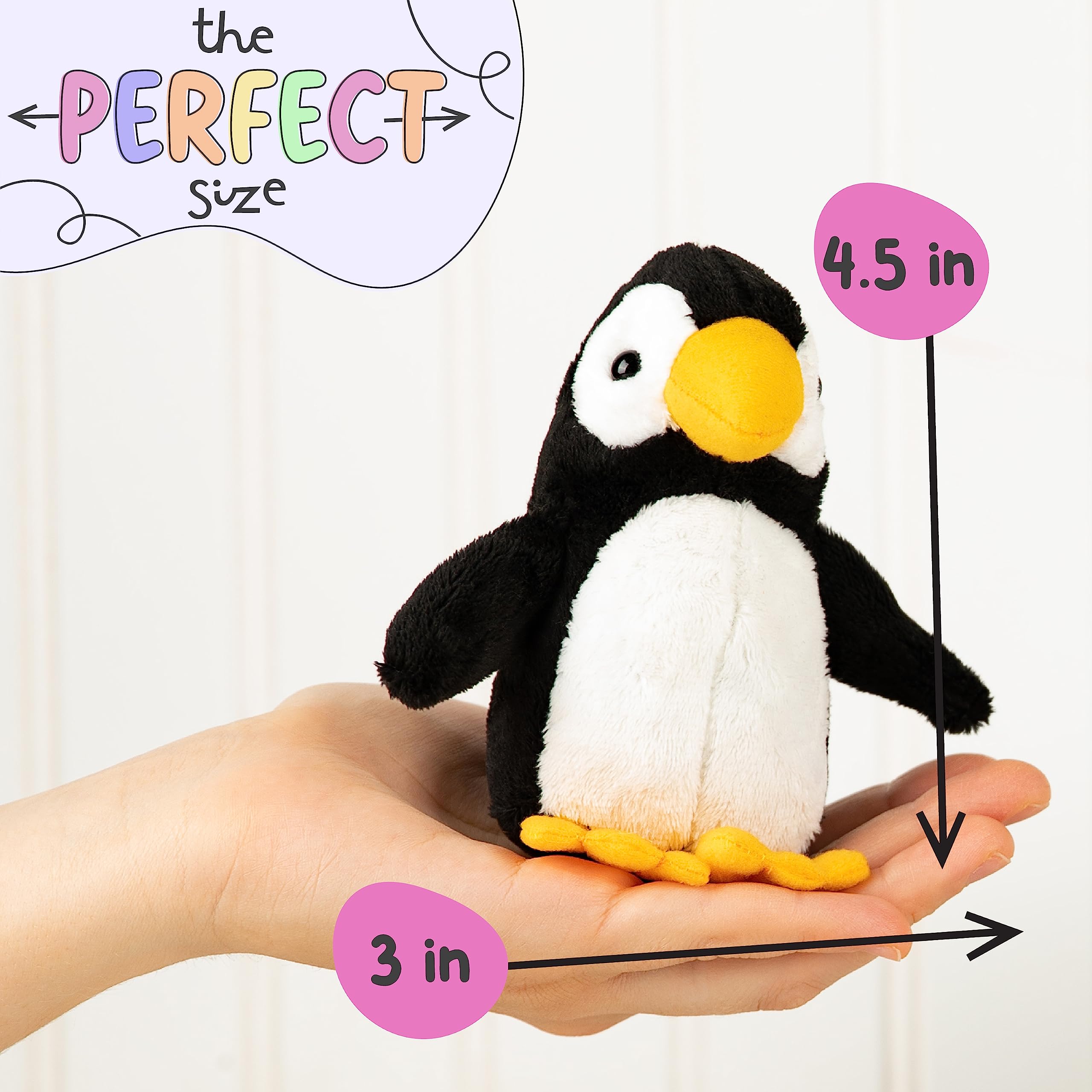 Forest and Twelfth penguin plush, ideal party favor for celebrations.