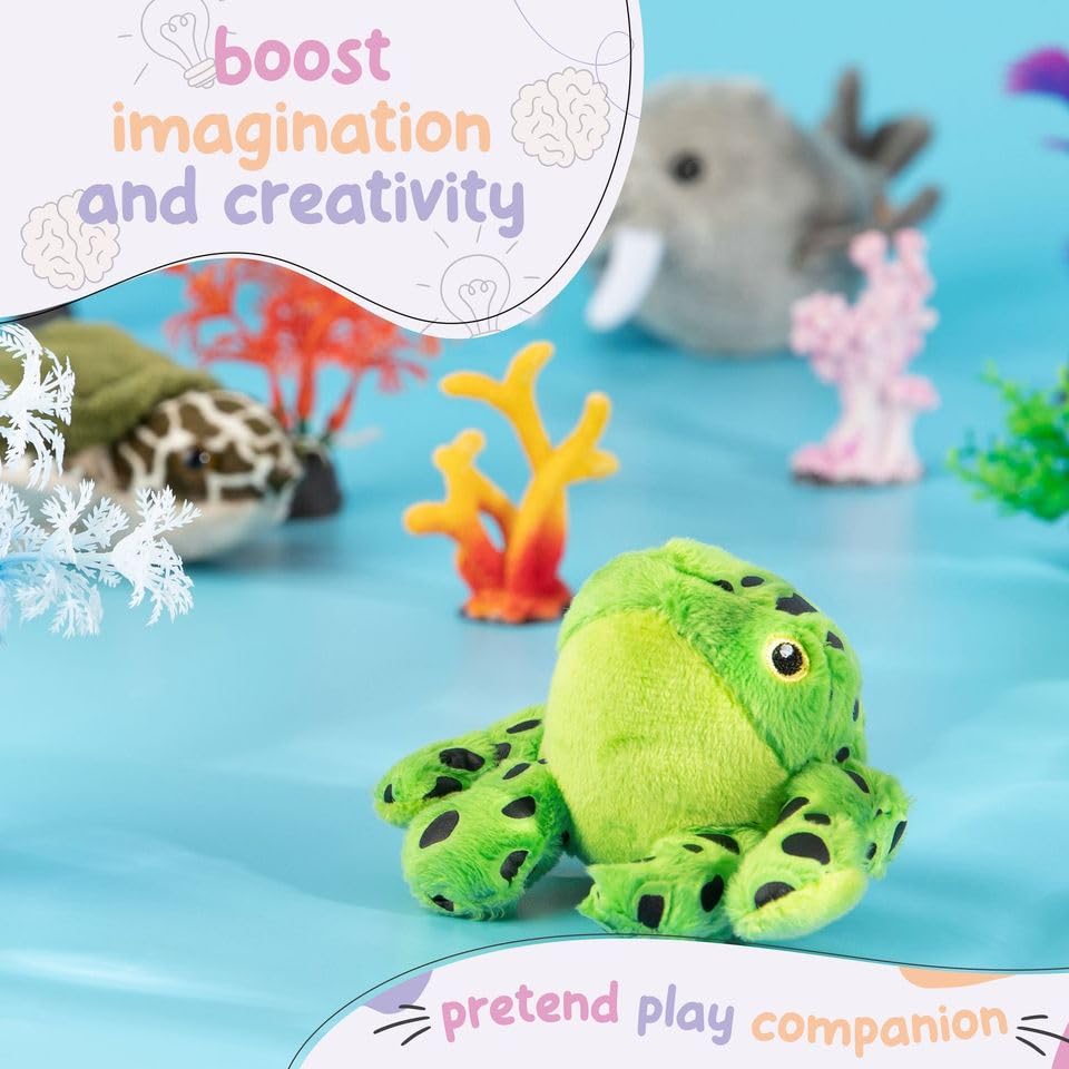 Forest & Twelfth stuffed frog used as a party favor for celebrations