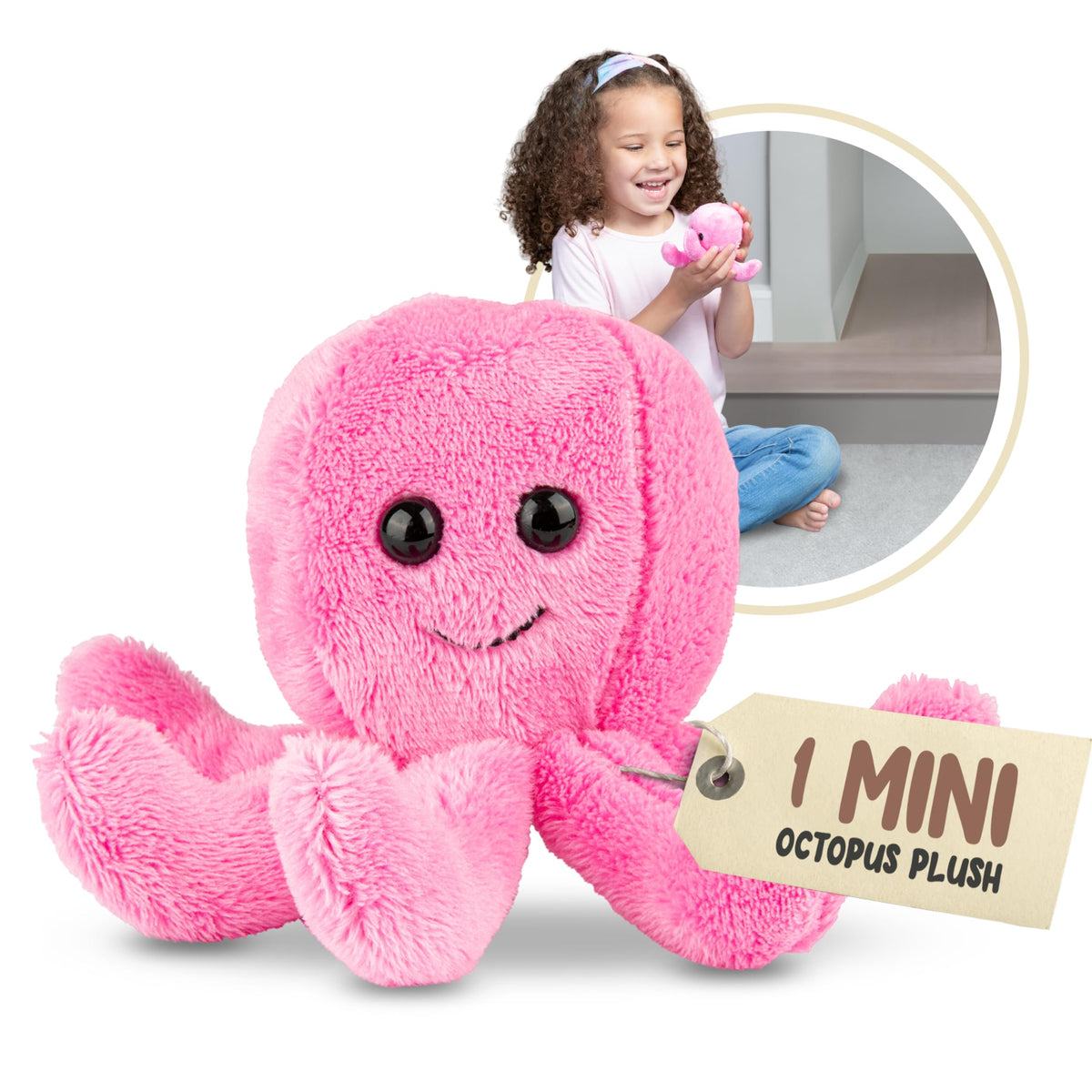 Forest & Twelfth stuffed octopus pocket-size for on-the-go cuddles and security.