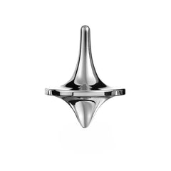 ForeverSpin stainless steel mirror top with pristine finish ideal for display and gifting.