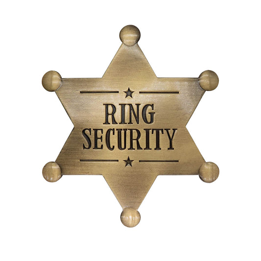 ForFine ring security badge front view highlighting a stylish ring bearer accessory