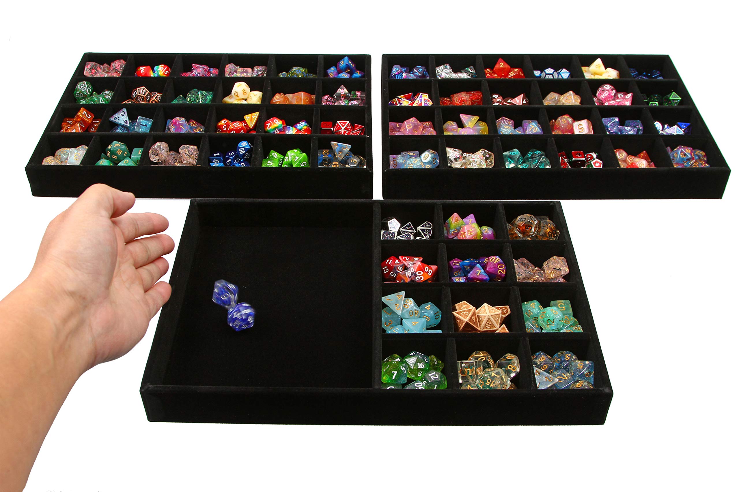 Forged Dice Co. bottom-textured surface doubles as rolling area.