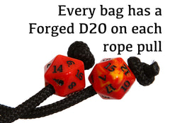 Forged Dice Co. bulk storage solution with metal or resin dice within