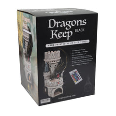Dragon’s Keep Dice Tower dimensions 10x6x8 inches by Forged Dice Co