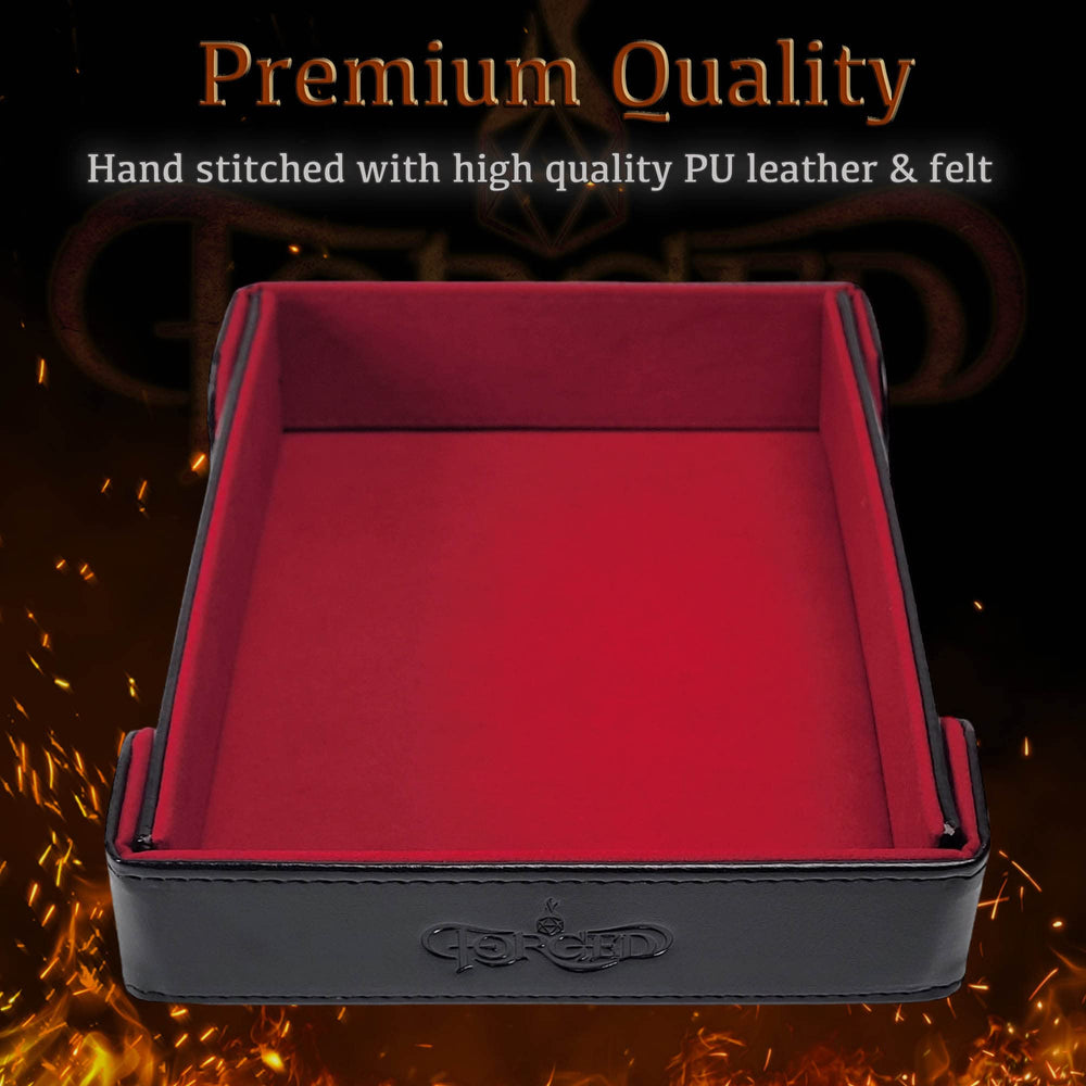 Forged Dice Co lightweight folding design saves space for travel-ready games.