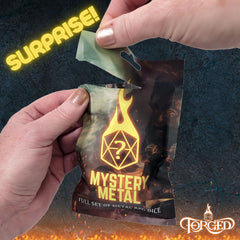 Forged Dice Co Forge Master logo packaging, gift-ready presentation.