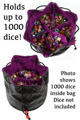 Forged Dice Co. free-standing bag shown upright for easy filling