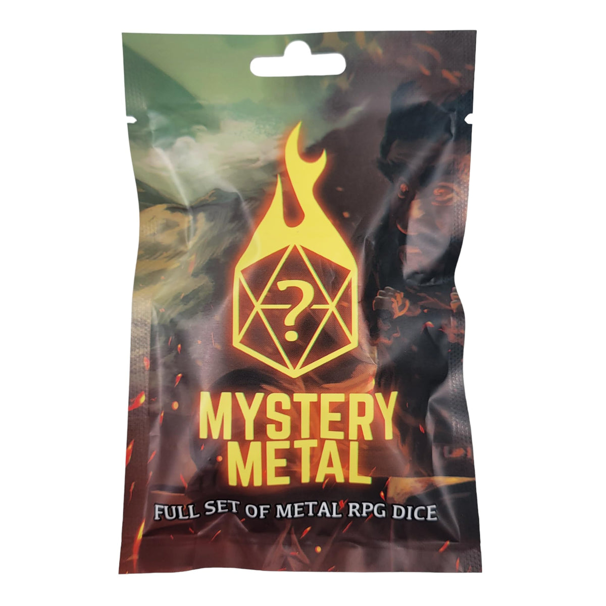 Forged Dice Co mystery metal dice bag, sealed exterior, inviting surprise and collection.