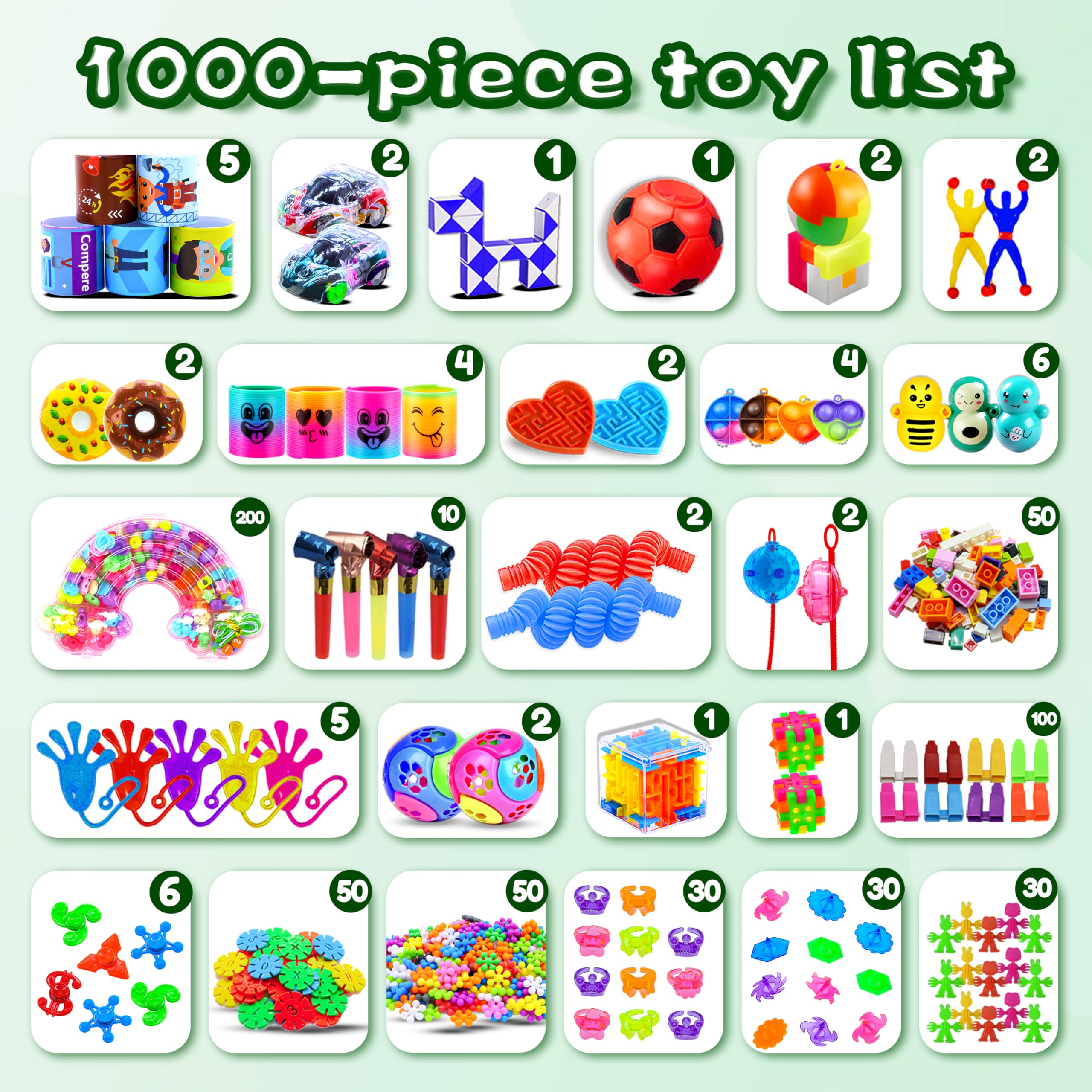 FORLINX goodie bags stuffer treasure box—compact toys easy to distribute