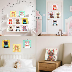 Fortand Gem Art Sticker Kit finished art display ready to hang