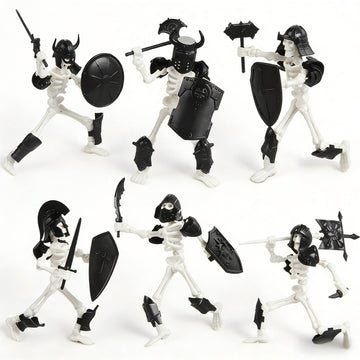 FortiTrust T13 skeleton action figure in dummy 13 pose for display and play