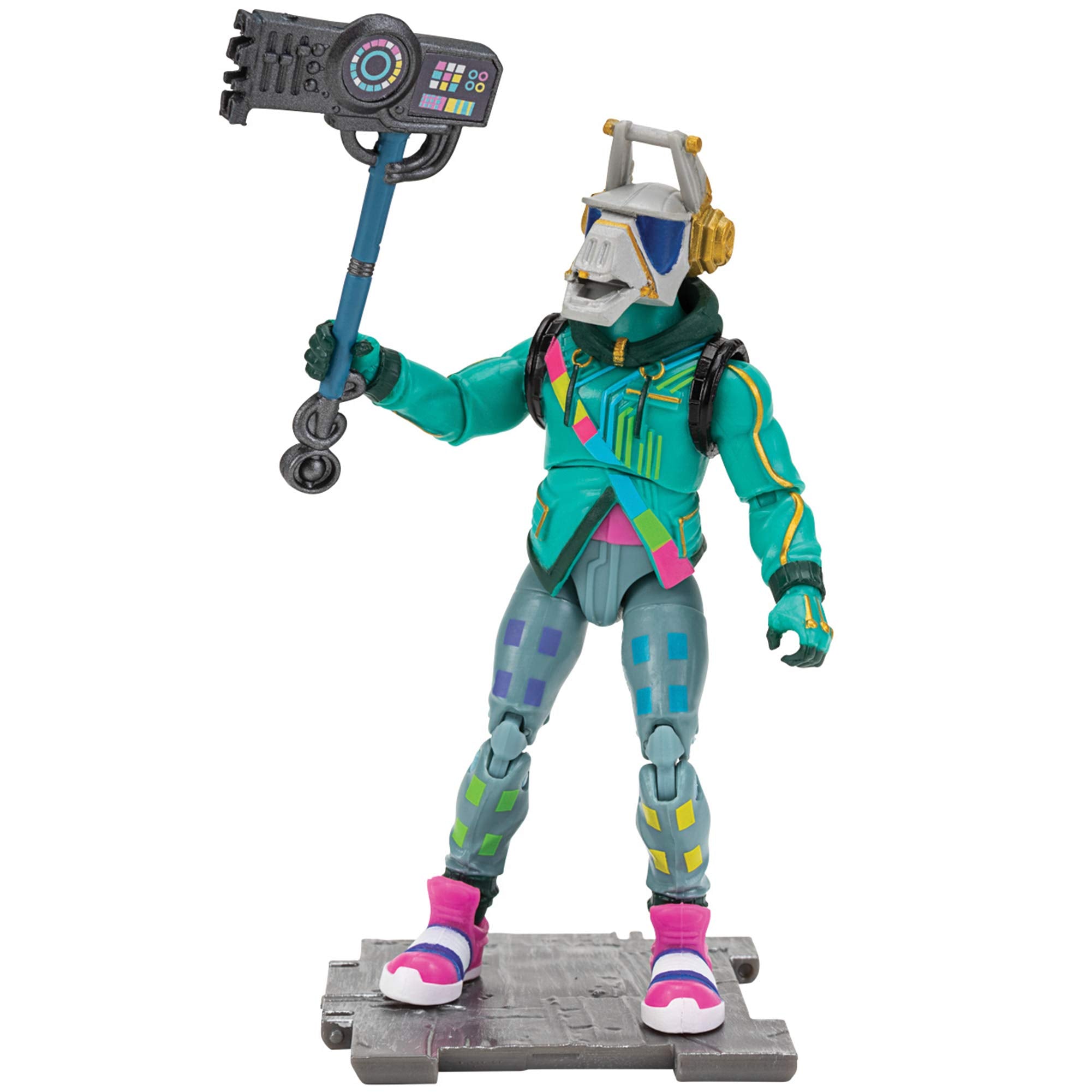 Fortnite DJ Yonder figure with 4-inch articulation for dynamic posing