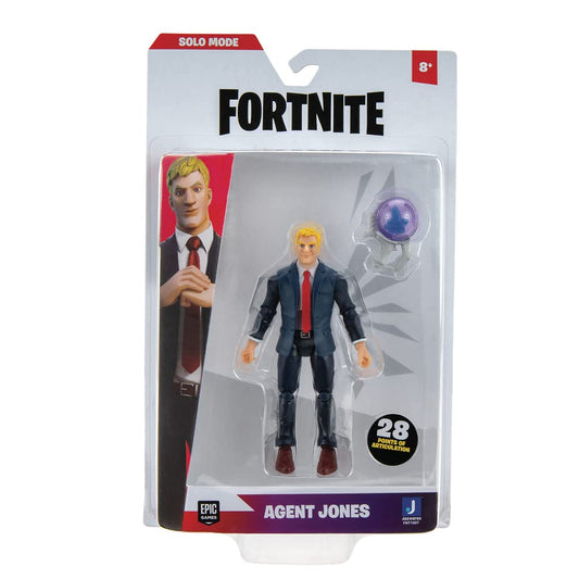 Fortnite FNT1007 Agent Jones figure front view for display and imaginative play