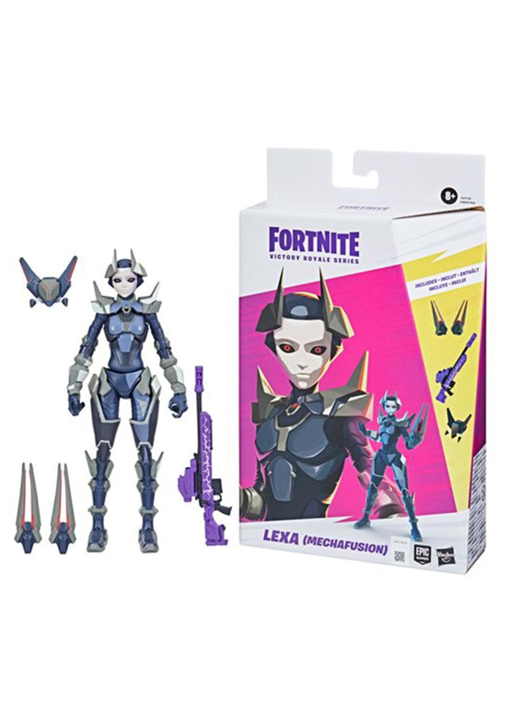 Fortnite Lexa Mechafusion weapon accessories for enhanced scenes.