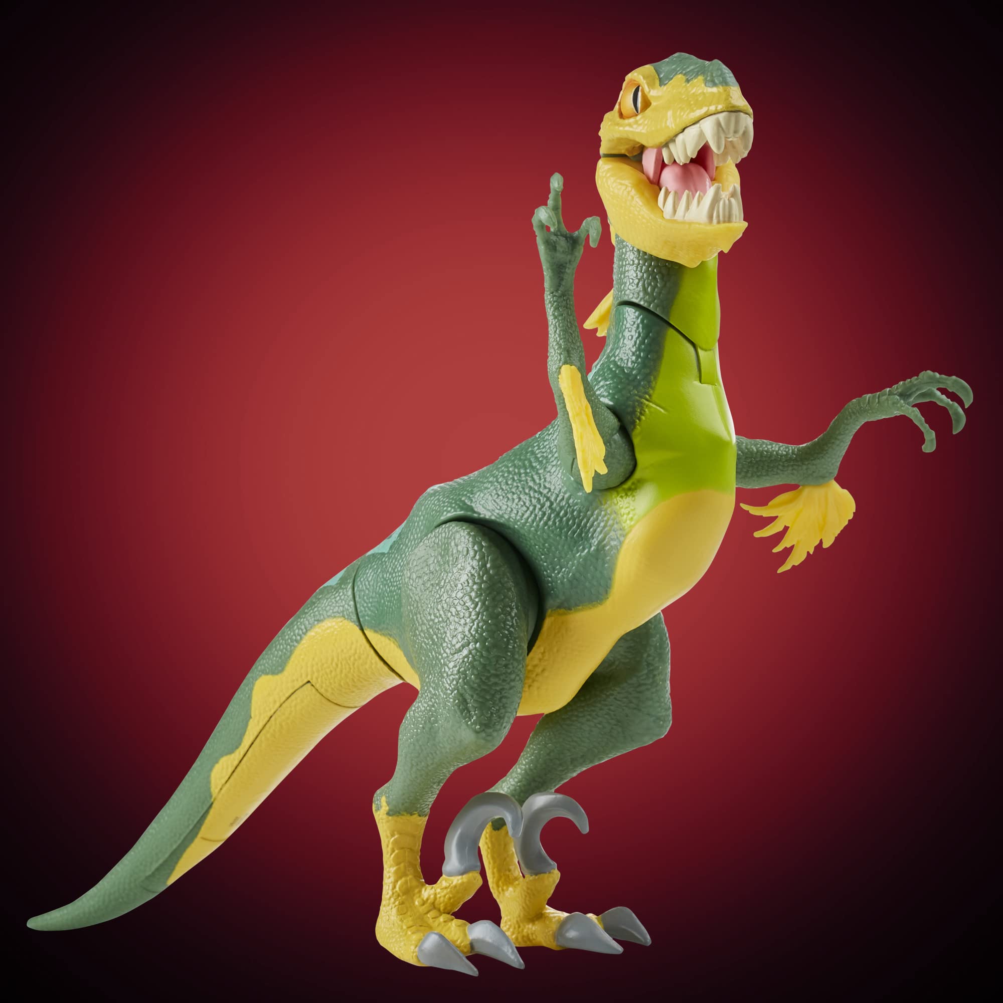 Six-inch Fortnite Raptor with poseable joints for versatile poses