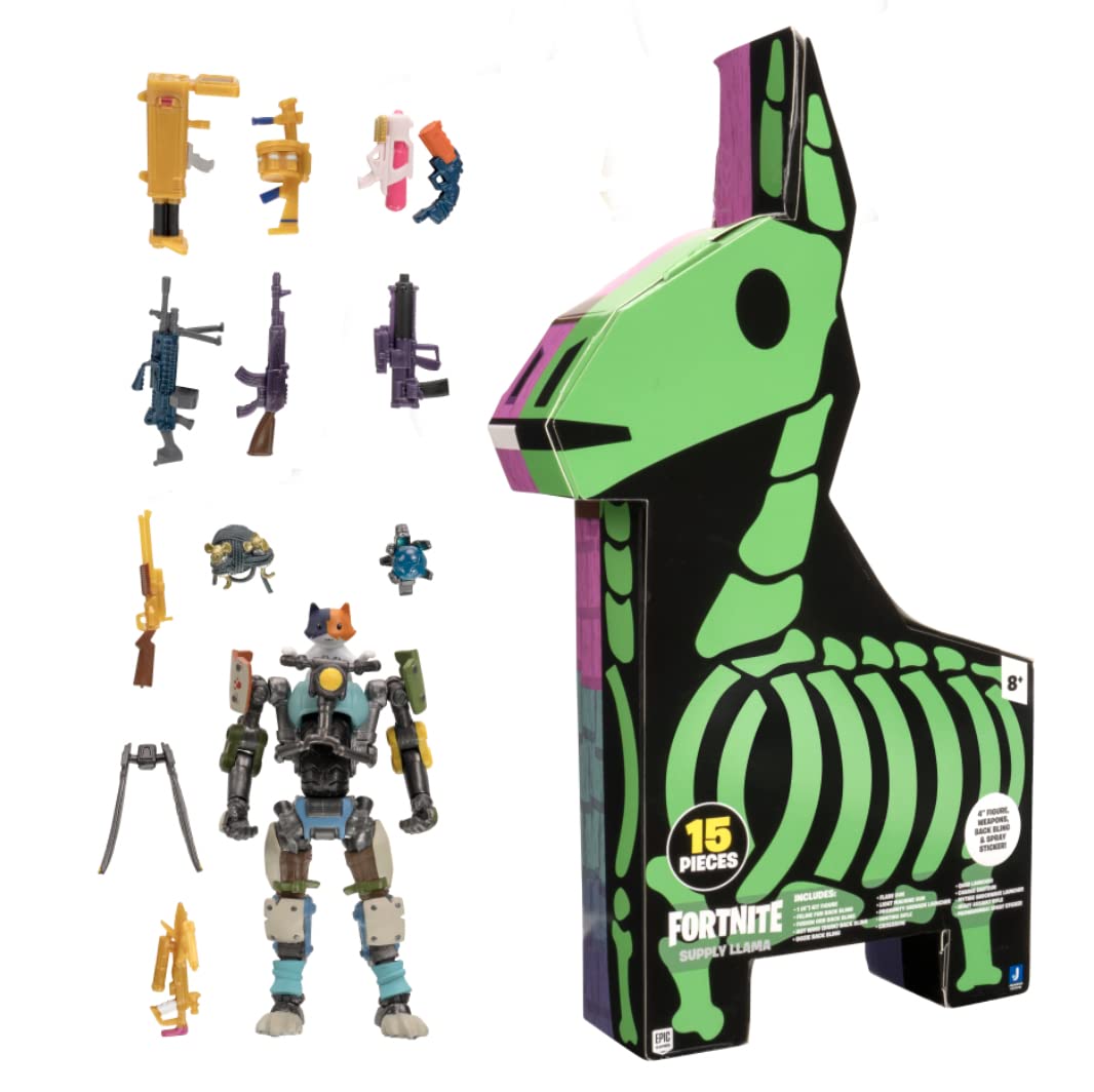 Fortnite Supply Llama unboxing shows vivid details for display and play