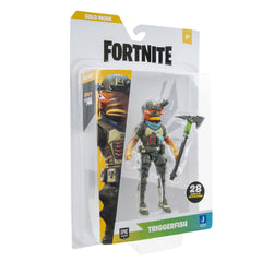 Fortnite Triggerfish figure shown with building elements for immersive play.